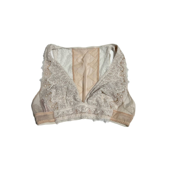Victoria's Secret Nude White Lace Bralette size‎ L - Picture 2 of 4